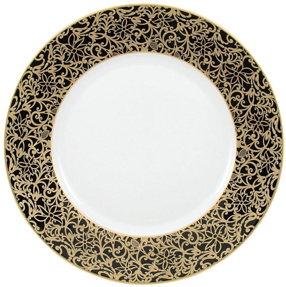 Plat rond creux noir - Raynaud
